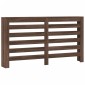 vidaXL Κάλυμμα Καλοριφέρ Καφέ Δρυς 149x20x82 εκ. Επεξεργασμένο Ξύλο