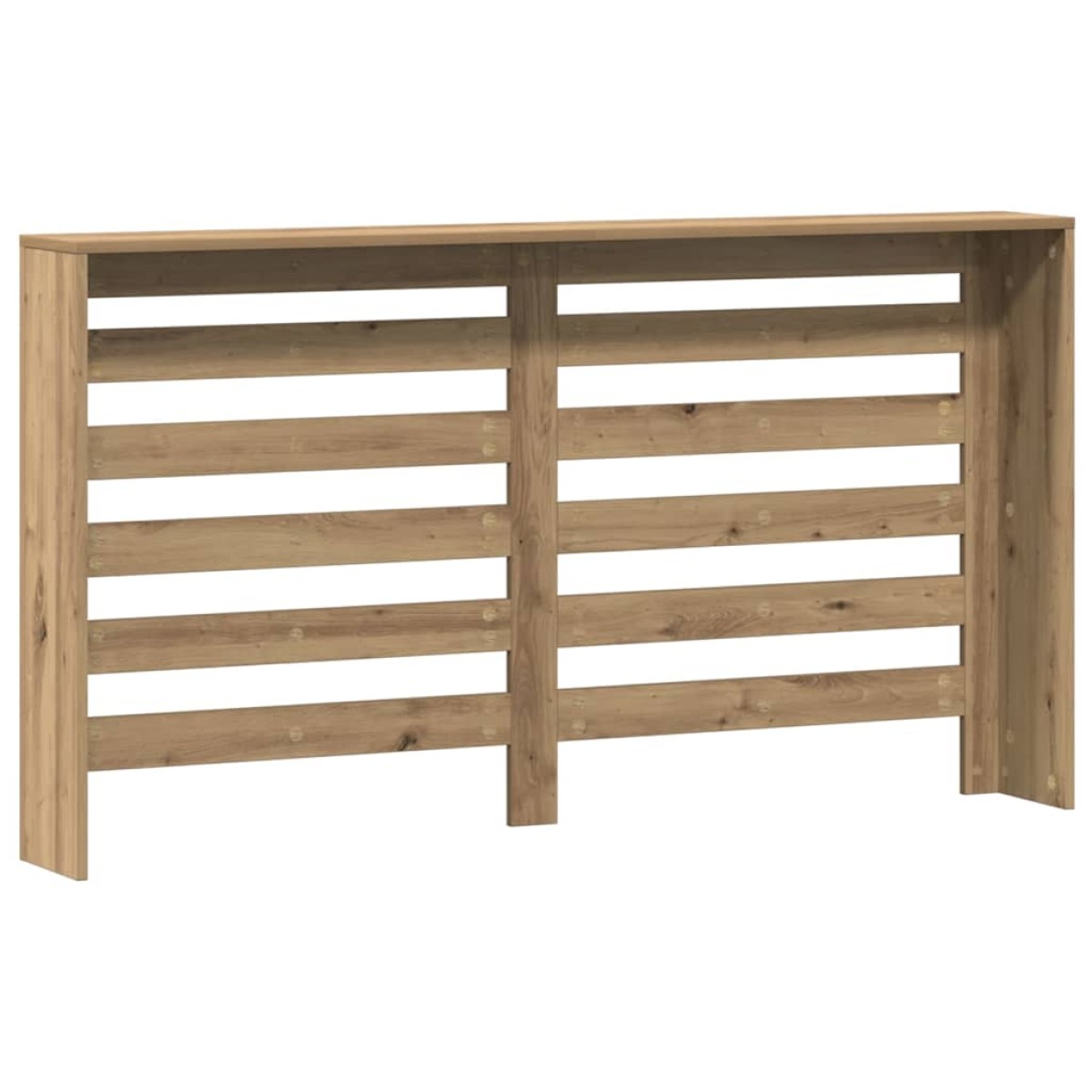 vidaXL Κάλυμμα Καλοριφέρ Αρτισιανή Δρυς 149x20x82εκ Επεξεργασμένο Ξύλο