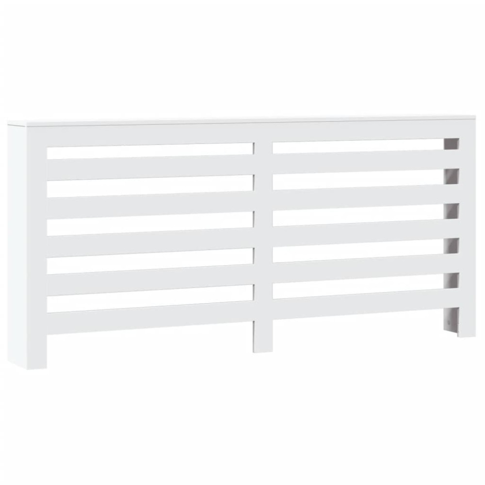 vidaXL Κάλυμμα Καλοριφέρ Λευκό 175x20x82 εκ. από Επεξεργασμένο Ξύλο