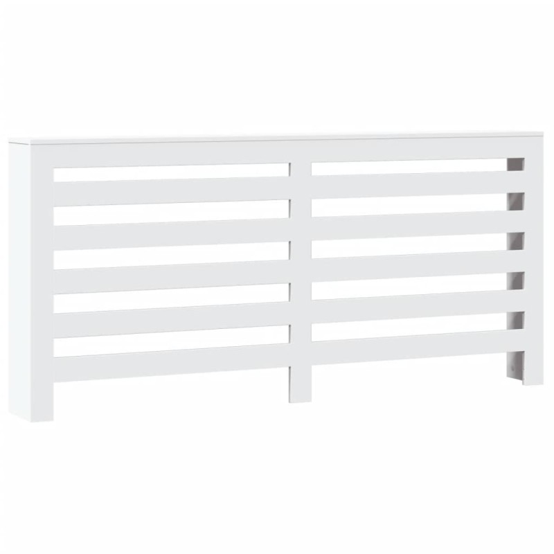 vidaXL Κάλυμμα Καλοριφέρ Λευκό 175x20x82 εκ. από Επεξεργασμένο Ξύλο