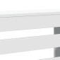 vidaXL Κάλυμμα Καλοριφέρ Λευκό 175x20x82 εκ. από Επεξεργασμένο Ξύλο