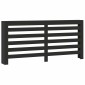vidaXL Κάλυμμα Καλοριφέρ Μαύρο 175x20x82 εκ. από Επεξεργασμένο Ξύλο