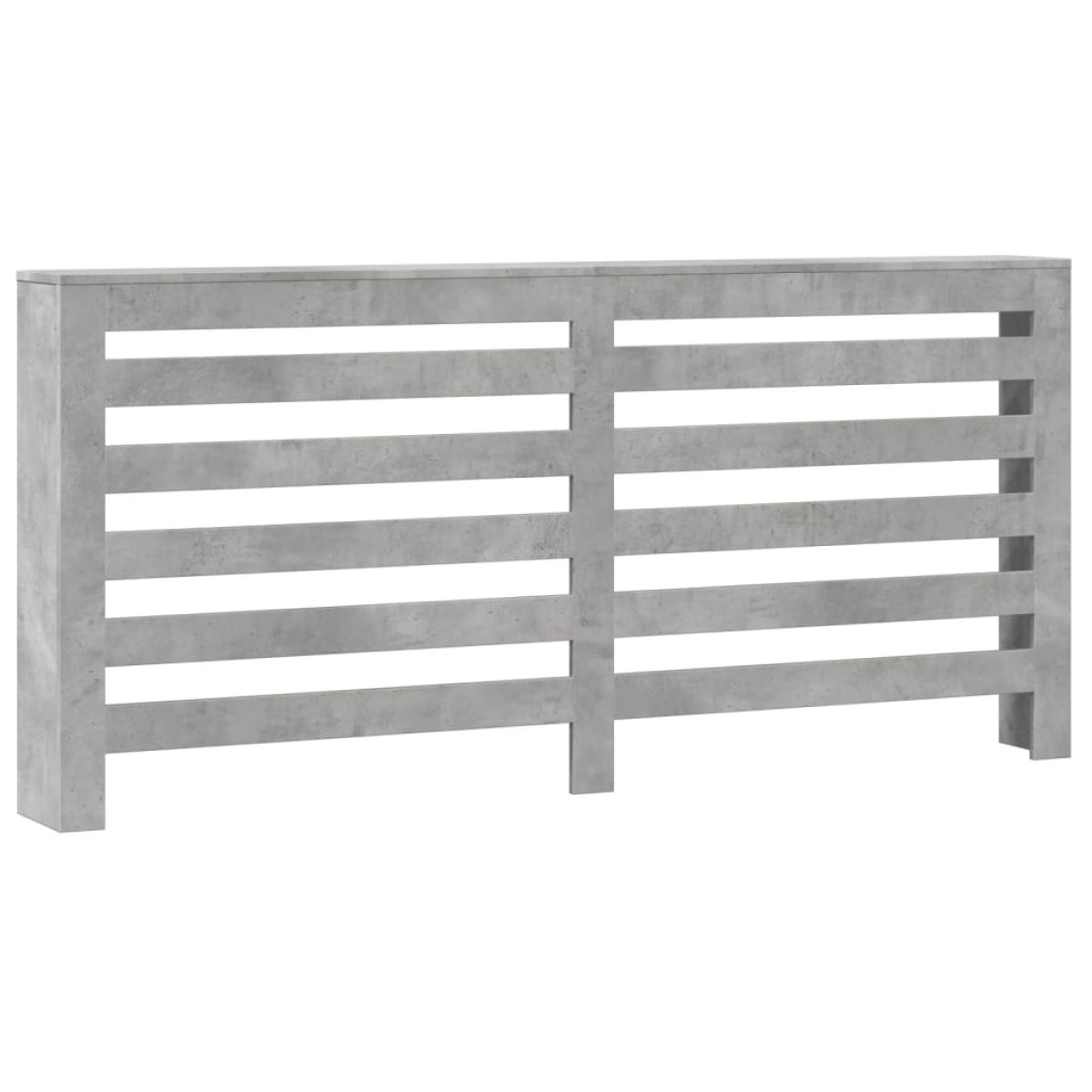 vidaXL Κάλυμμα Καλοριφέρ Γκρι Σκυροδέματος 175x20x82 εκ. Επεξ. Ξύλο