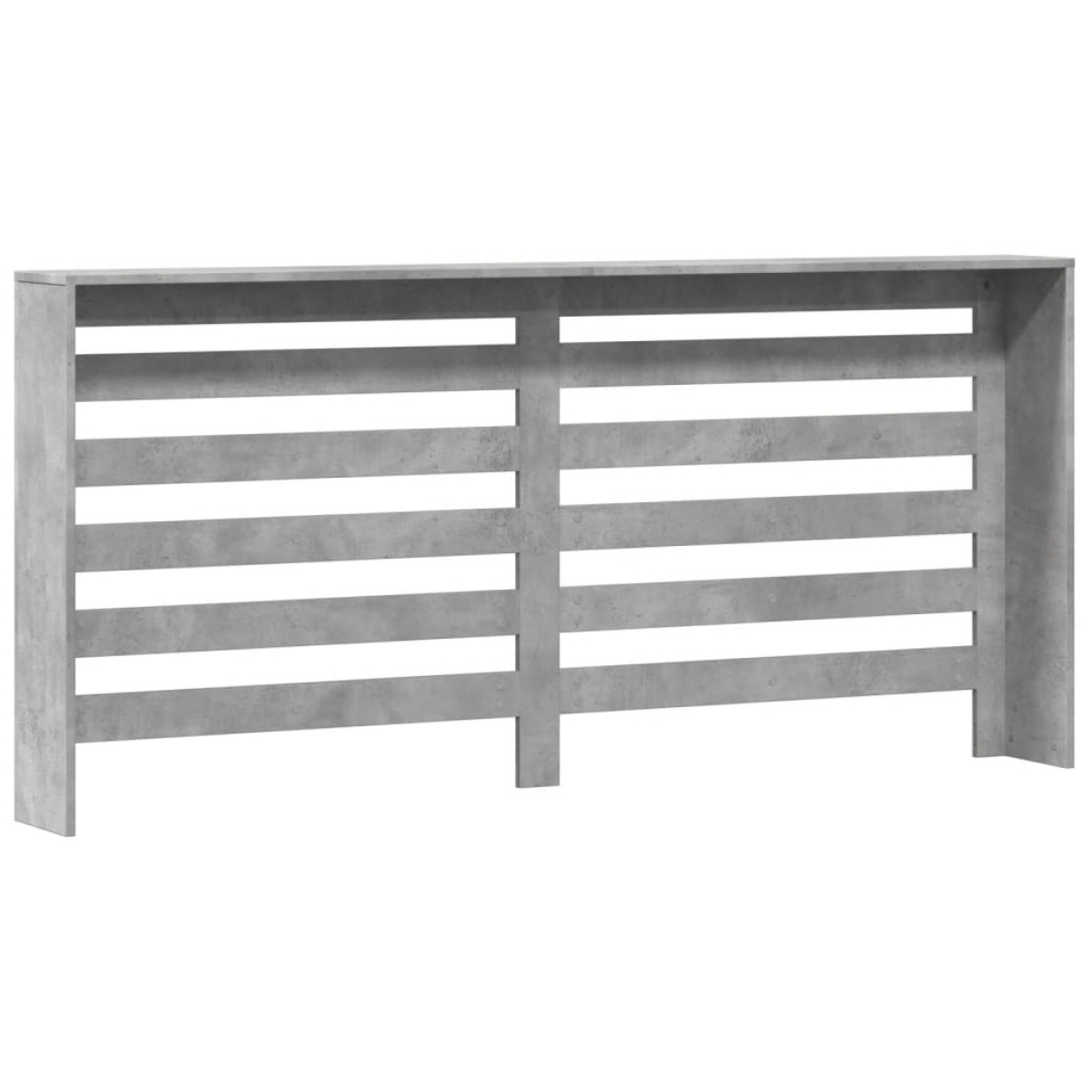 vidaXL Κάλυμμα Καλοριφέρ Γκρι Σκυροδέματος 175x20x82 εκ. Επεξ. Ξύλο