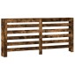 vidaXL Κάλυμμα Καλοριφέρ Καπνιστή Δρυς 175x20x82εκ. Επεξεργασμένο Ξύλο