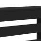 vidaXL Κάλυμμα Καλοριφέρ Μαύρο 205x21,5x83,5εκ. από Επεξεργασμένο Ξύλο