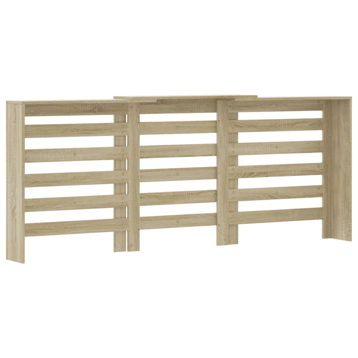 vidaXL Κάλυμμα Καλοριφέρ Sonoma Δρυς 205x21,5x83,5εκ. Επεξ. Ξύλο