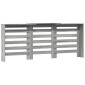 vidaXL Κάλυμμα Καλοριφέρ Γκρι Sonoma 205x21,5x83,5 εκ Επεξ. Ξύλο