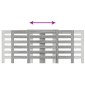vidaXL Κάλυμμα Καλοριφέρ Γκρι Sonoma 205x21,5x83,5 εκ Επεξ. Ξύλο