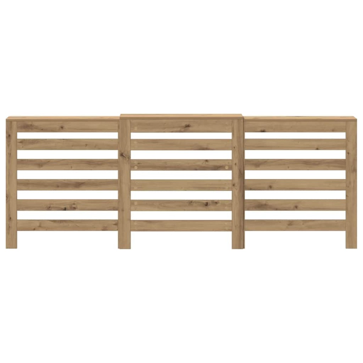 vidaXL Κάλυμμα Καλοριφέρ Αρτισιανή Δρυς 205x21,5x83,5 εκ Επεξ. Ξύλο