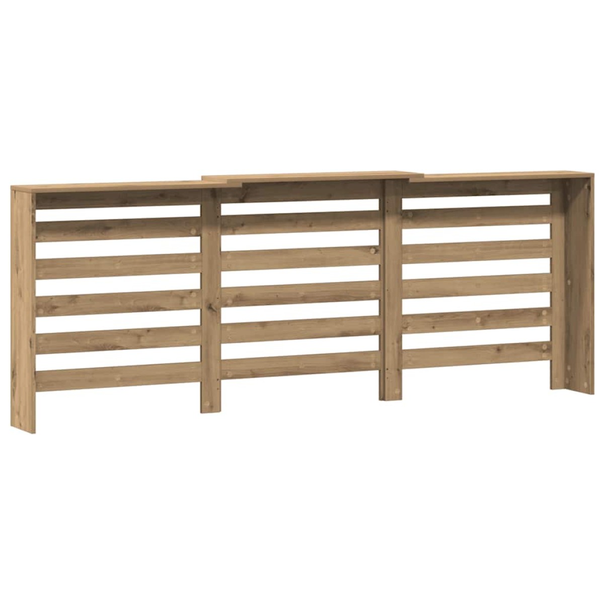 vidaXL Κάλυμμα Καλοριφέρ Αρτισιανή Δρυς 205x21,5x83,5 εκ Επεξ. Ξύλο