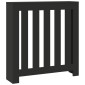 vidaXL Κάλυμμα Καλοριφέρ Μαύρο 78x20x82 εκ. από Επεξεργασμένο Ξύλο