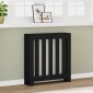 vidaXL Κάλυμμα Καλοριφέρ Μαύρο 78x20x82 εκ. από Επεξεργασμένο Ξύλο