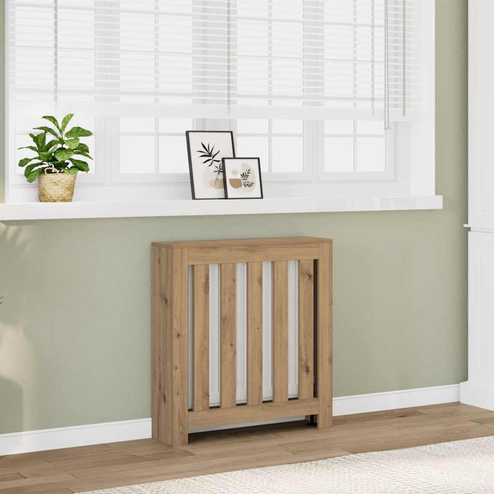 vidaXL Κάλυμμα Καλοριφέρ Αρτισιανή Δρυς 78x20x82 εκ Επεξεργασμένο Ξύλο