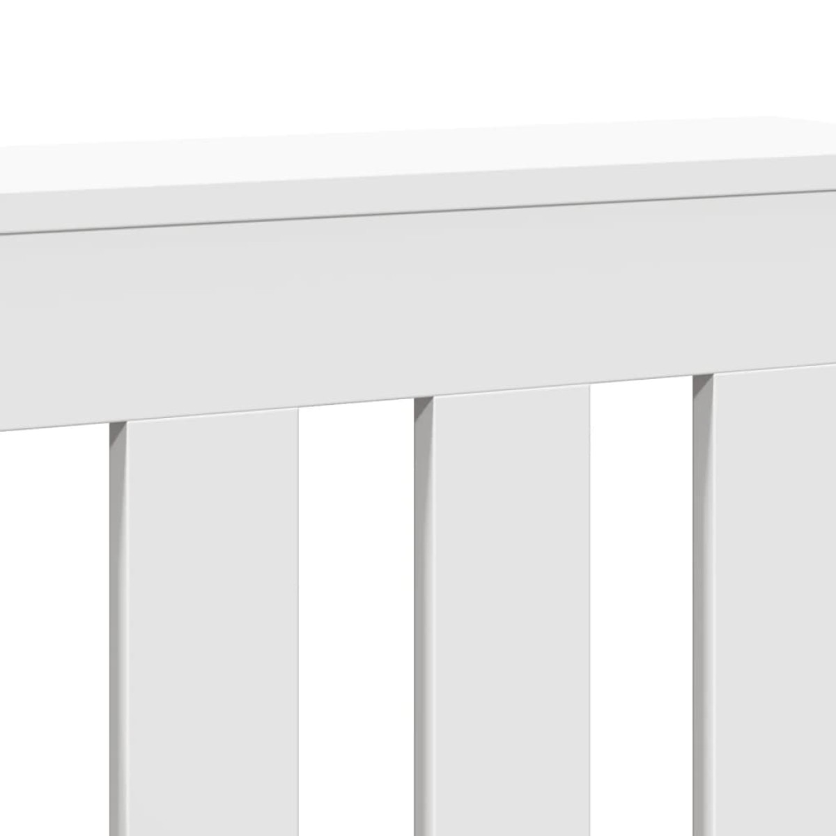 vidaXL Κάλυμμα Καλοριφέρ Λευκό 104x20x82 εκ. από Επεξεργασμένο Ξύλο
