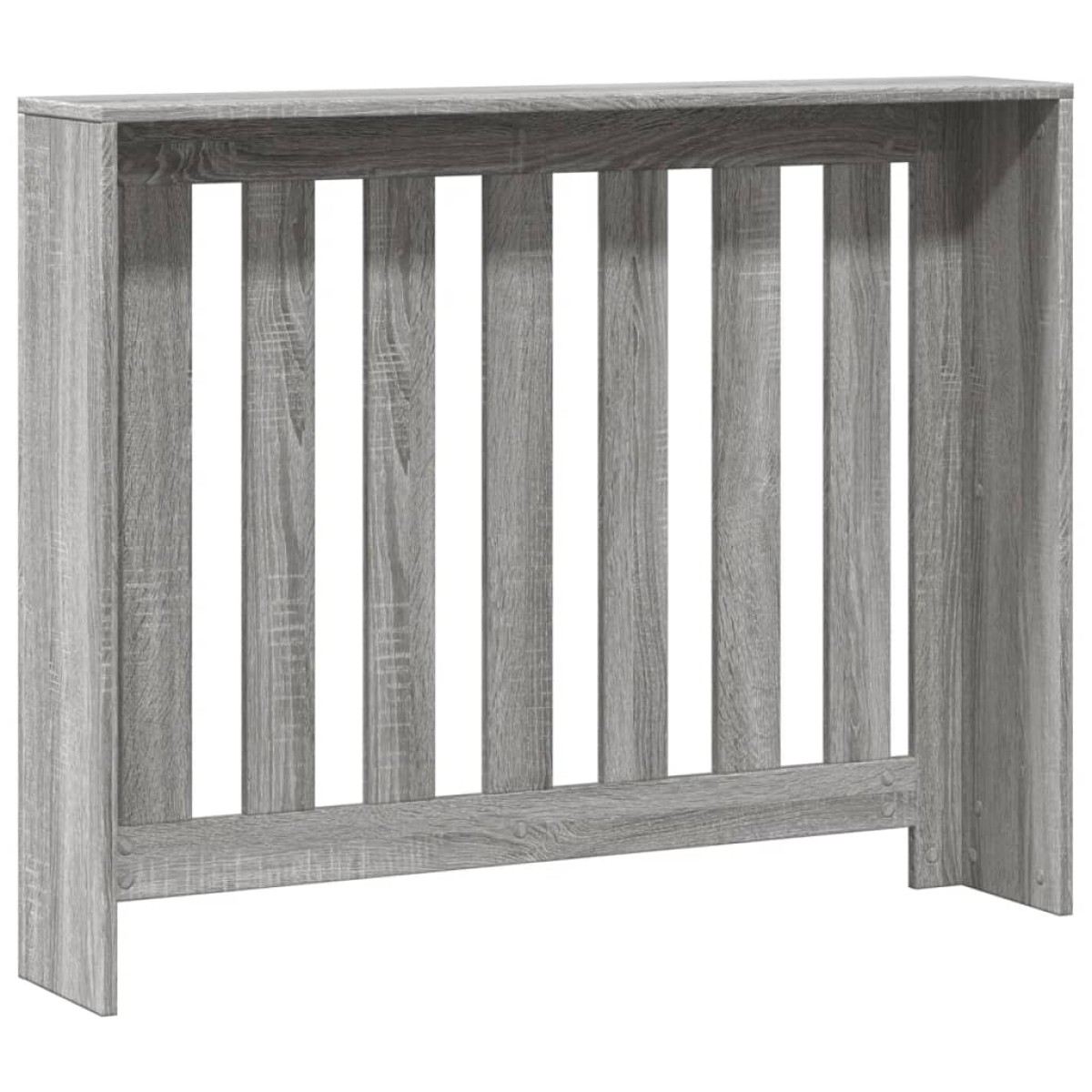 vidaXL Κάλυμμα Καλοριφέρ Γκρι Sonoma 104x20x82εκ Επεξεργασμένο Ξύλο