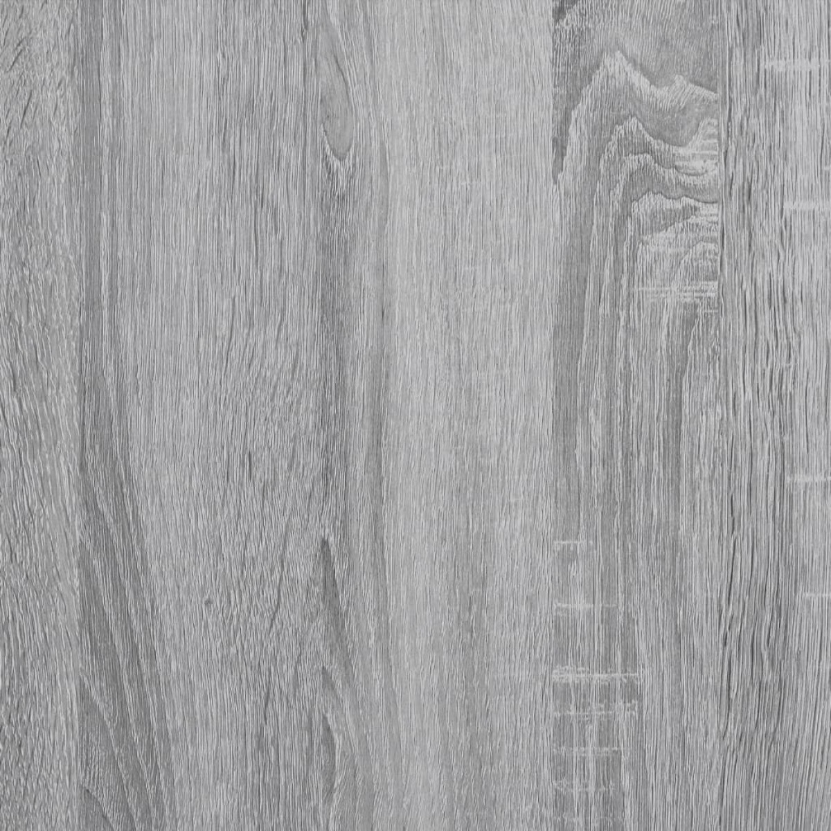 vidaXL Κάλυμμα Καλοριφέρ Γκρι Sonoma 104x20x82εκ Επεξεργασμένο Ξύλο