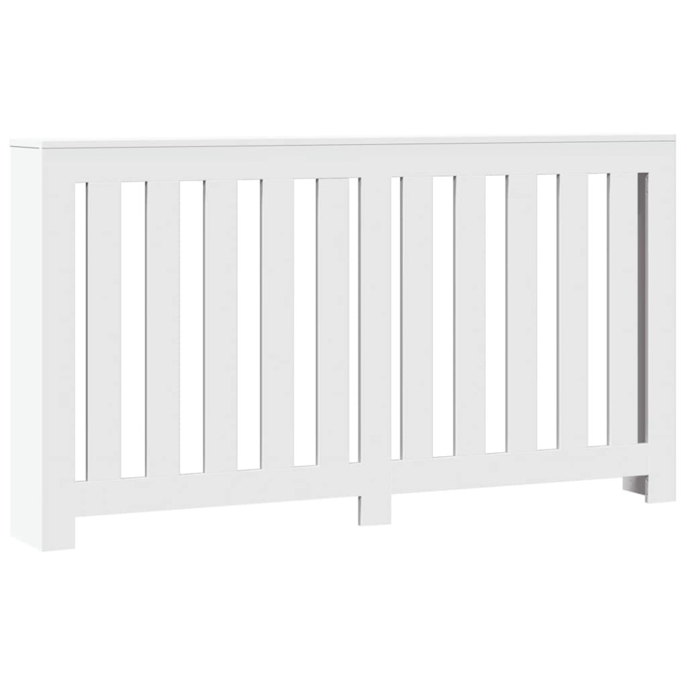 vidaXL Κάλυμμα Καλοριφέρ Λευκό 149x20x82 εκ. από Επεξεργασμένο Ξύλο