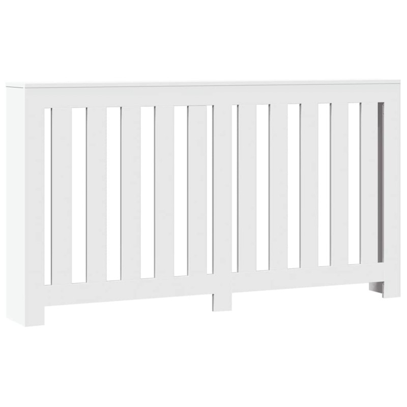 vidaXL Κάλυμμα Καλοριφέρ Λευκό 149x20x82 εκ. από Επεξεργασμένο Ξύλο