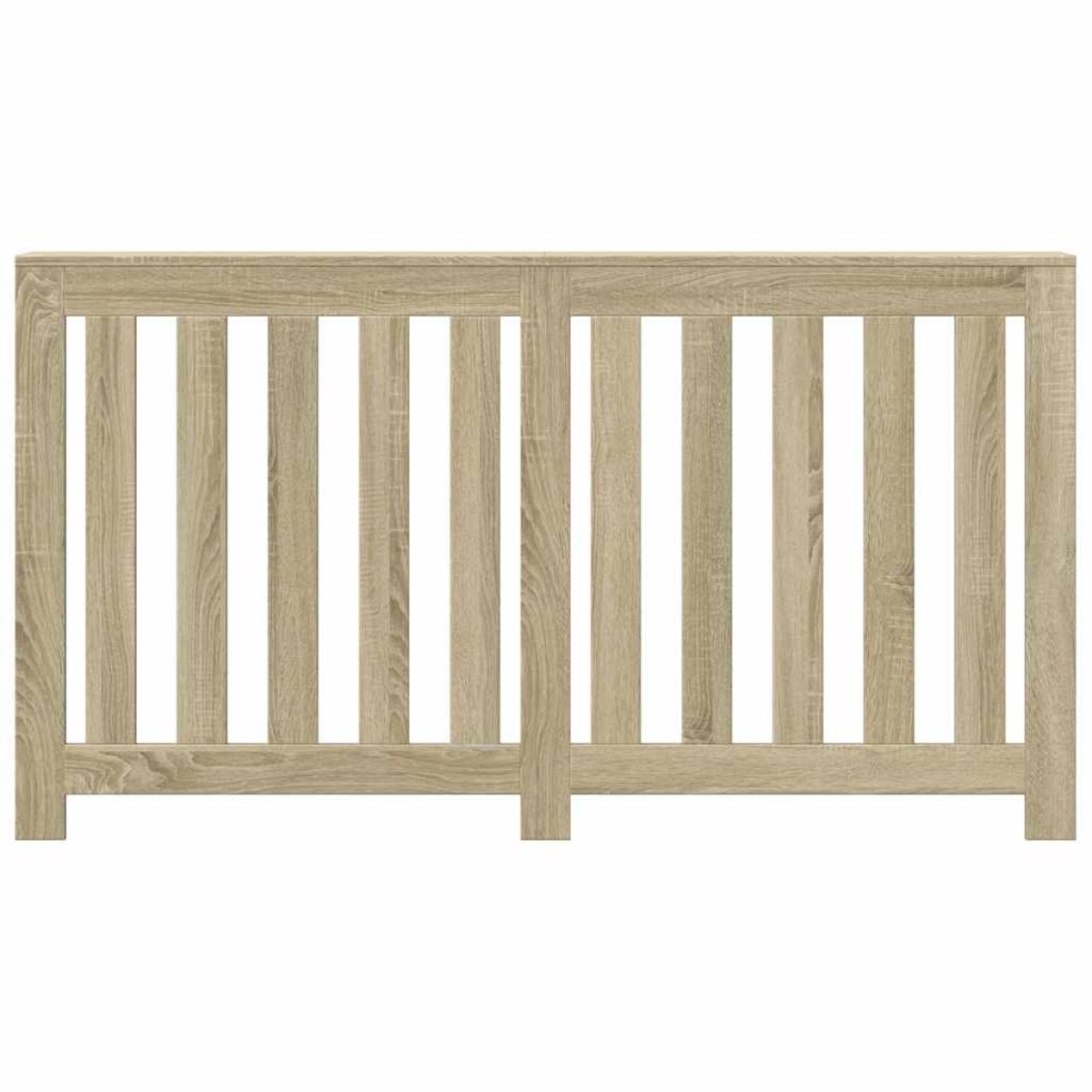 vidaXL Κάλυμμα Καλοριφέρ Sonoma Δρυς 149x20x82 εκ. Επεξεργασμένο Ξύλο