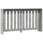 vidaXL Κάλυμμα Καλοριφέρ Γκρι Σκυροδέματος 149x20x82 εκ. Επεξ. Ξύλο