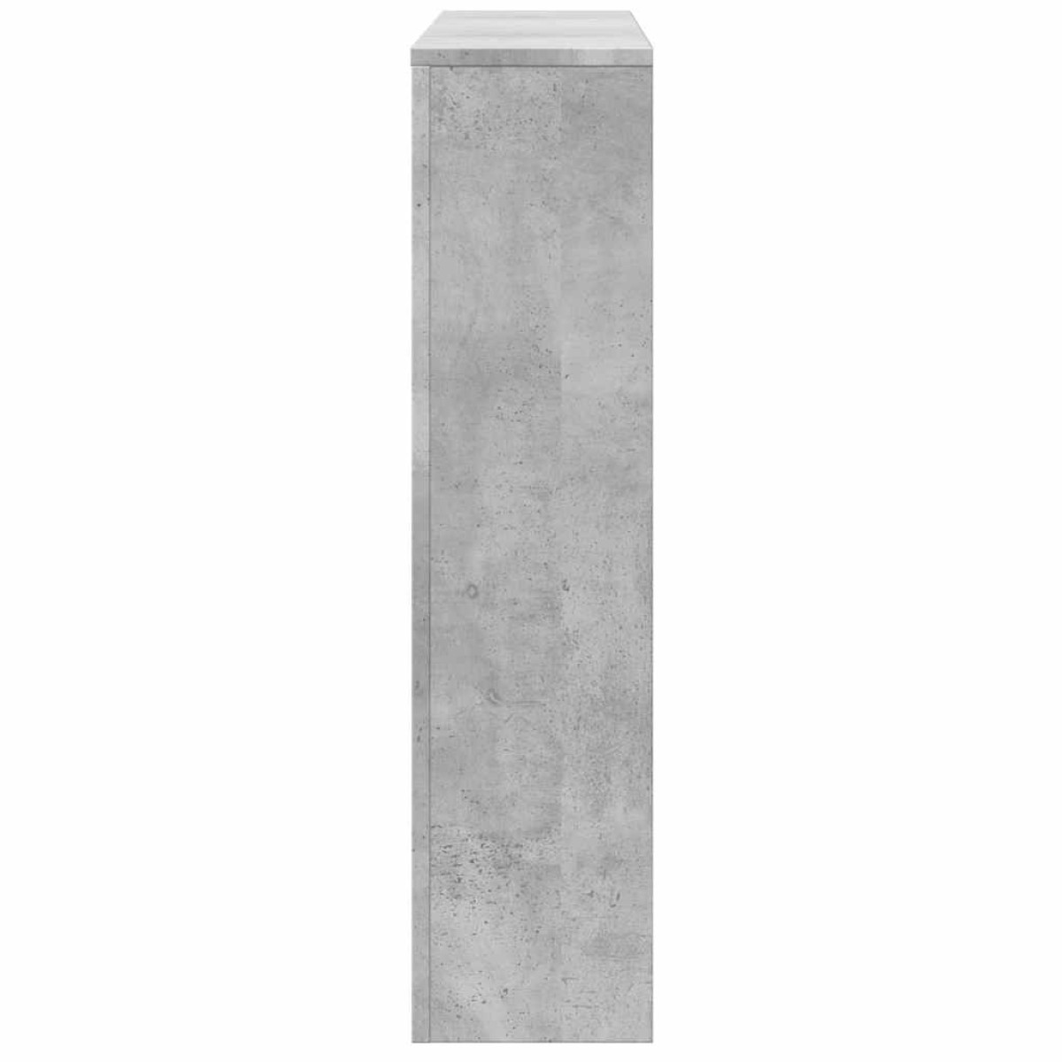 vidaXL Κάλυμμα Καλοριφέρ Γκρι Σκυροδέματος 149x20x82 εκ. Επεξ. Ξύλο