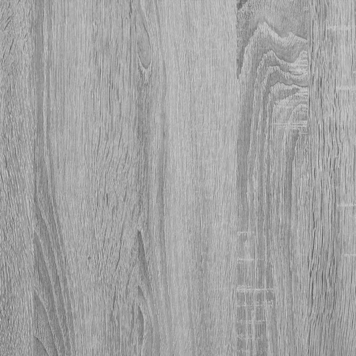 vidaXL Κάλυμμα Καλοριφέρ Γκρι Sonoma 149x20x82 εκ Επεξεργασμένο Ξύλο