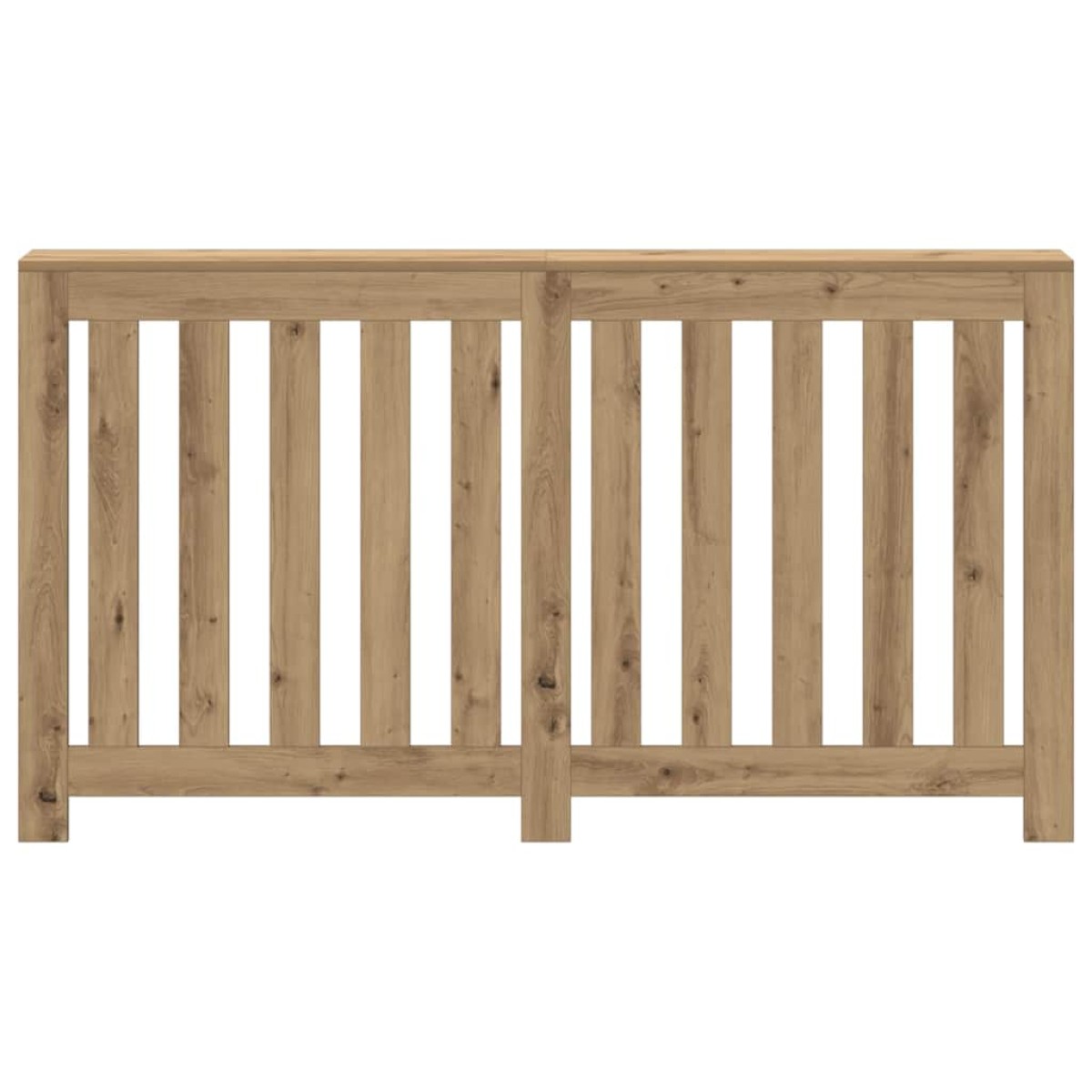 vidaXL Κάλυμμα Καλοριφέρ Αρτισιανή Δρυς 149x20x82εκ Επεξεργασμένο Ξύλο
