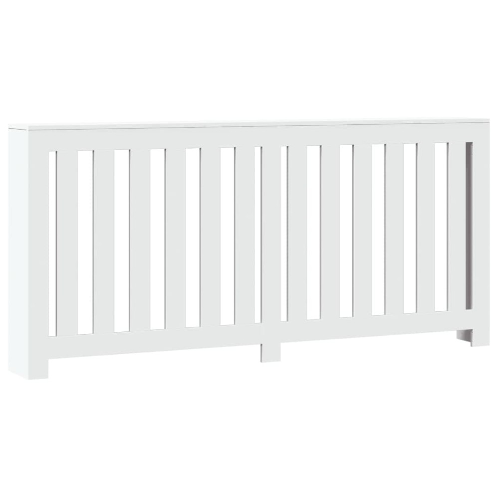 vidaXL Κάλυμμα Καλοριφέρ Λευκό 175x20x82 εκ. από Επεξεργασμένο Ξύλο
