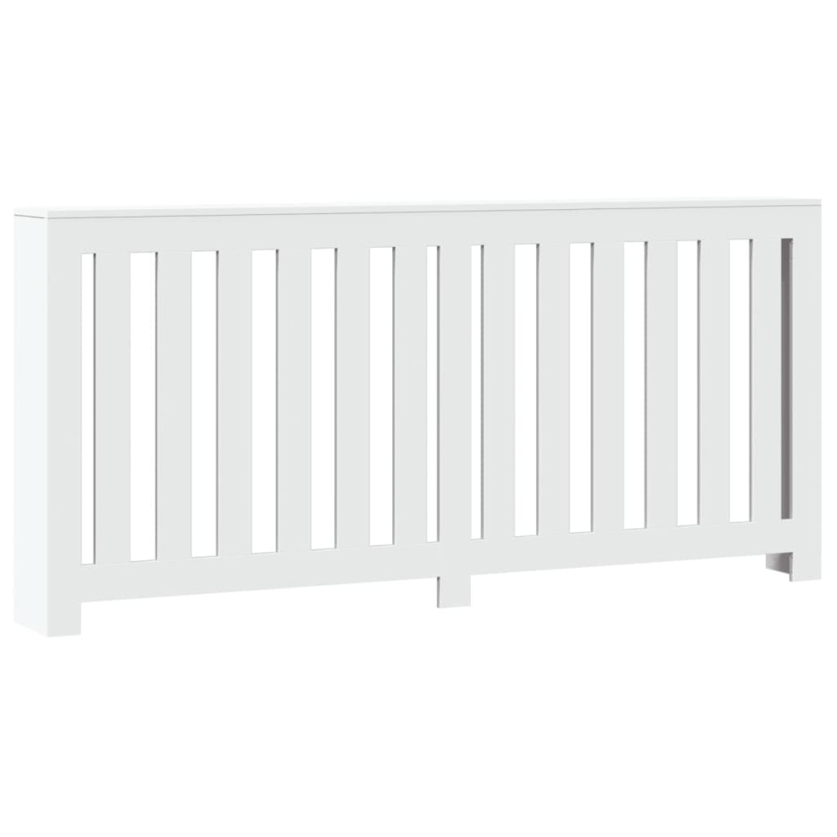 vidaXL Κάλυμμα Καλοριφέρ Λευκό 175x20x82 εκ. από Επεξεργασμένο Ξύλο