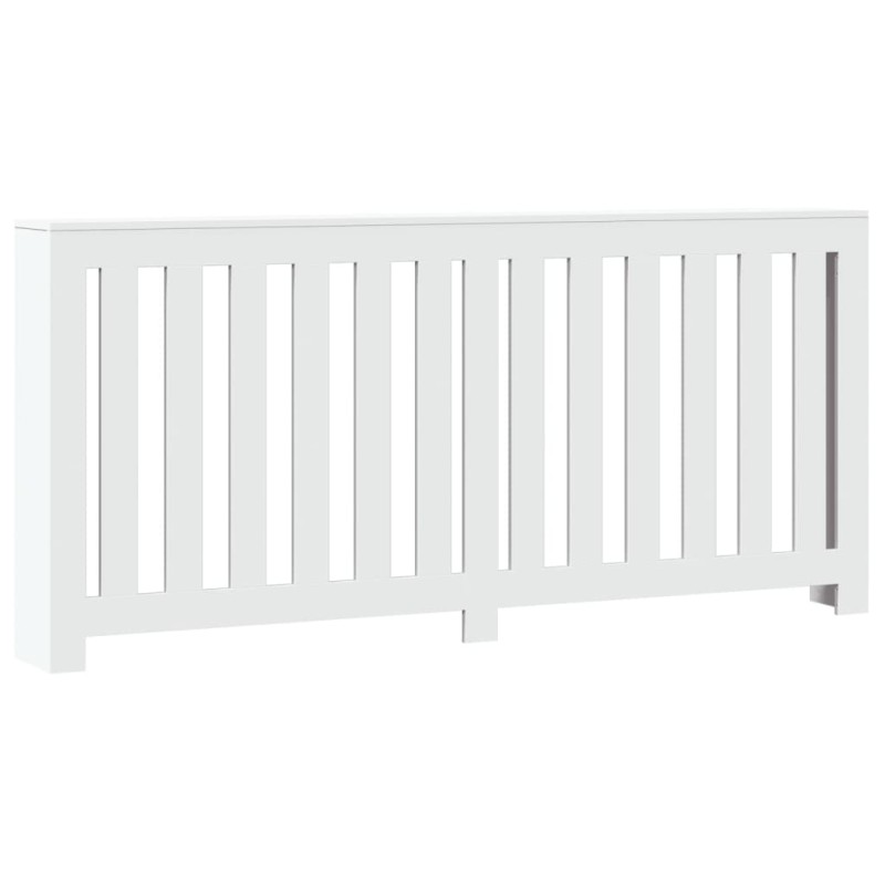 vidaXL Κάλυμμα Καλοριφέρ Λευκό 175x20x82 εκ. από Επεξεργασμένο Ξύλο