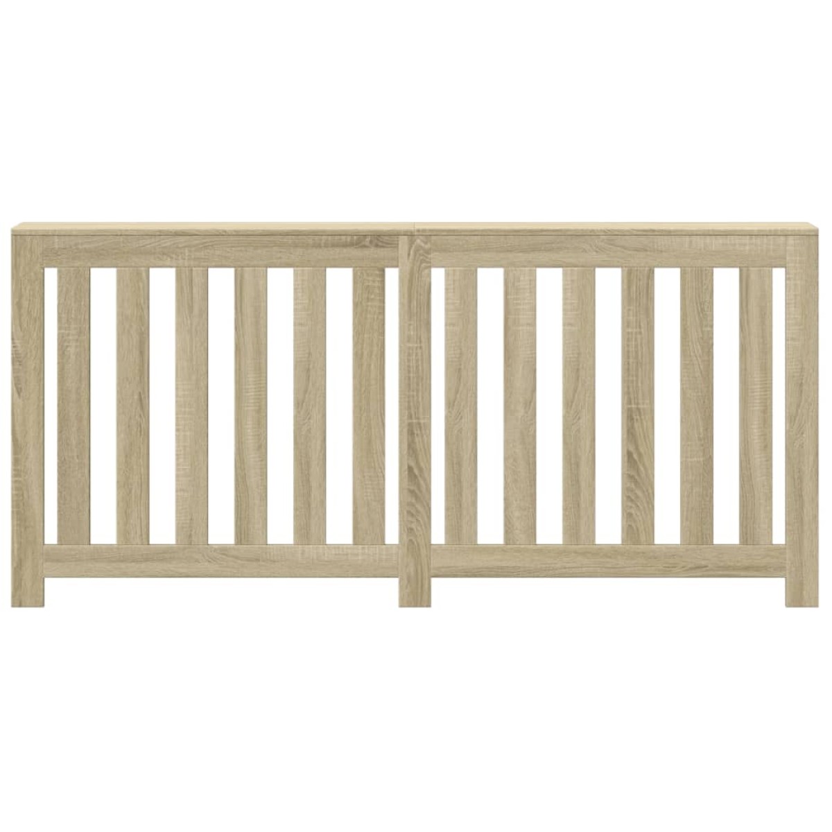 vidaXL Κάλυμμα Καλοριφέρ Sonoma Δρυς 175x20x82 εκ. Επεξεργασμένο Ξύλο