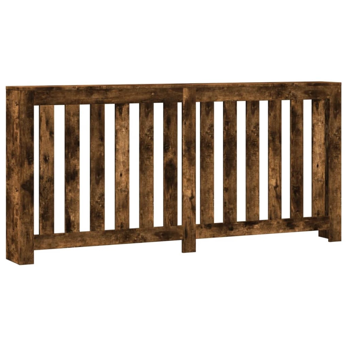 vidaXL Κάλυμμα Καλοριφέρ Καπνιστή Δρυς 175x20x82εκ. Επεξεργασμένο Ξύλο