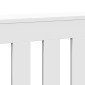 vidaXL Κάλυμμα Καλοριφέρ Λευκό 205x21,5x83,5εκ. από Επεξεργασμένο Ξύλο