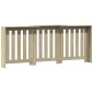 vidaXL Κάλυμμα Καλοριφέρ Sonoma Δρυς 205x21,5x83,5εκ. Επεξ. Ξύλο