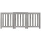vidaXL Κάλυμμα Καλοριφέρ Γκρι Sonoma 205x21,5x83,5 εκ Επεξ. Ξύλο