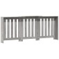 vidaXL Κάλυμμα Καλοριφέρ Γκρι Sonoma 205x21,5x83,5 εκ Επεξ. Ξύλο