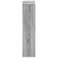 vidaXL Κάλυμμα Καλοριφέρ Γκρι Sonoma 205x21,5x83,5 εκ Επεξ. Ξύλο