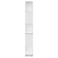 vidaXL Βιβλιοθήκη 5 Επιπέδων Λευκή 80,5x23,5x162,5 εκ. Επεξεργ. Ξύλο