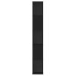 vidaXL Βιβλιοθήκη 5 Επιπέδων Μαύρη 80,5x23,5x162,5 εκ. Επεξεργ. Ξύλο
