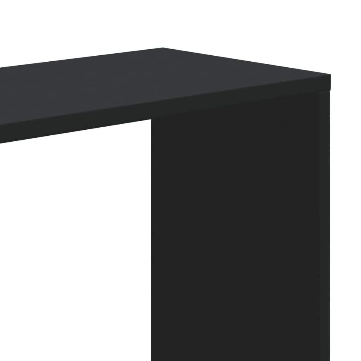 vidaXL Βιβλιοθήκη 5 Επιπέδων Μαύρη 80,5x23,5x162,5 εκ. Επεξεργ. Ξύλο
