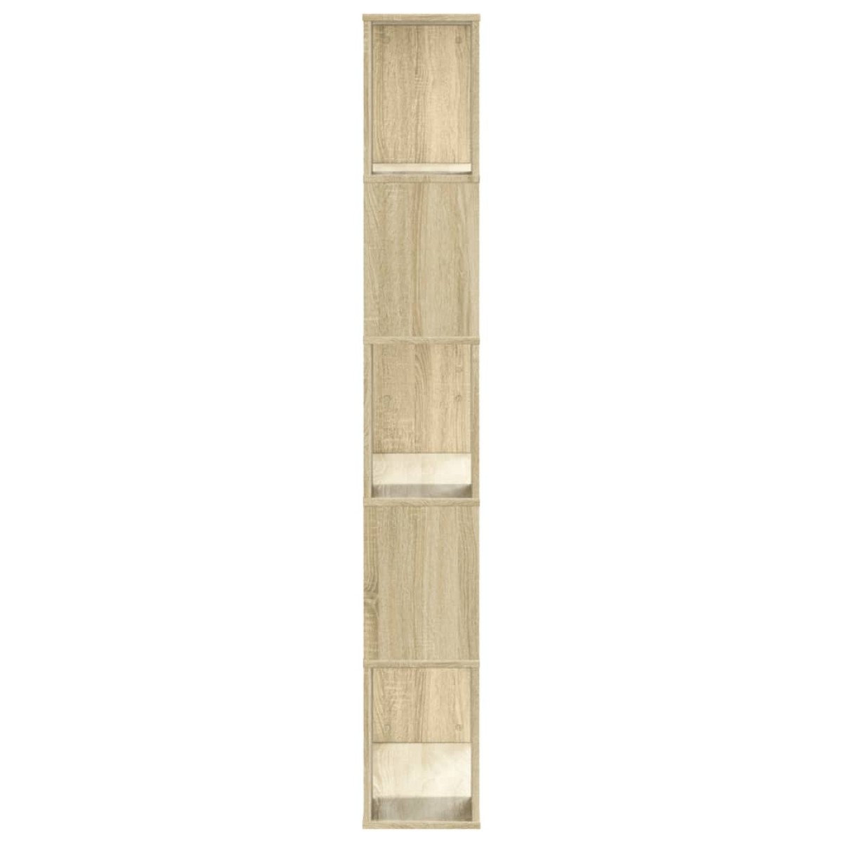 vidaXL Βιβλιοθήκη 5Επιπέδων Sonoma Δρυς 80,5x23,5x162,5 εκ. Επεξ. Ξύλο