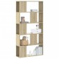 vidaXL Βιβλιοθήκη 5Επιπέδων Sonoma Δρυς 80,5x23,5x162,5 εκ. Επεξ. Ξύλο