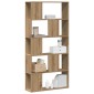 vidaXL Βιβλιοθήκη 5 Επιπέδων Δρυς 80,5x23,5x162,5 εκ. Επεξεργ. Ξύλο