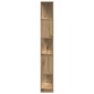 vidaXL Βιβλιοθήκη 5 Επιπέδων Δρυς 80,5x23,5x162,5 εκ. Επεξεργ. Ξύλο
