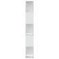 vidaXL Βιβλιοθήκη 5 Επιπέδων Λευκή 45 x 23,5 x 162,5 εκ. Επεξεργ. Ξύλο