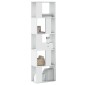 vidaXL Βιβλιοθήκη 5 Επιπέδων Λευκή 45 x 23,5 x 162,5 εκ. Επεξεργ. Ξύλο