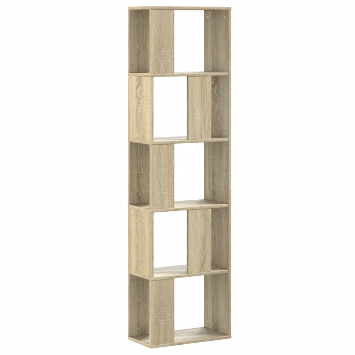 vidaXL Βιβλιοθήκη 5Επιπέδων Sonoma Δρυς 45x23,5x162,5εκ. Επεξεργ. Ξύλο
