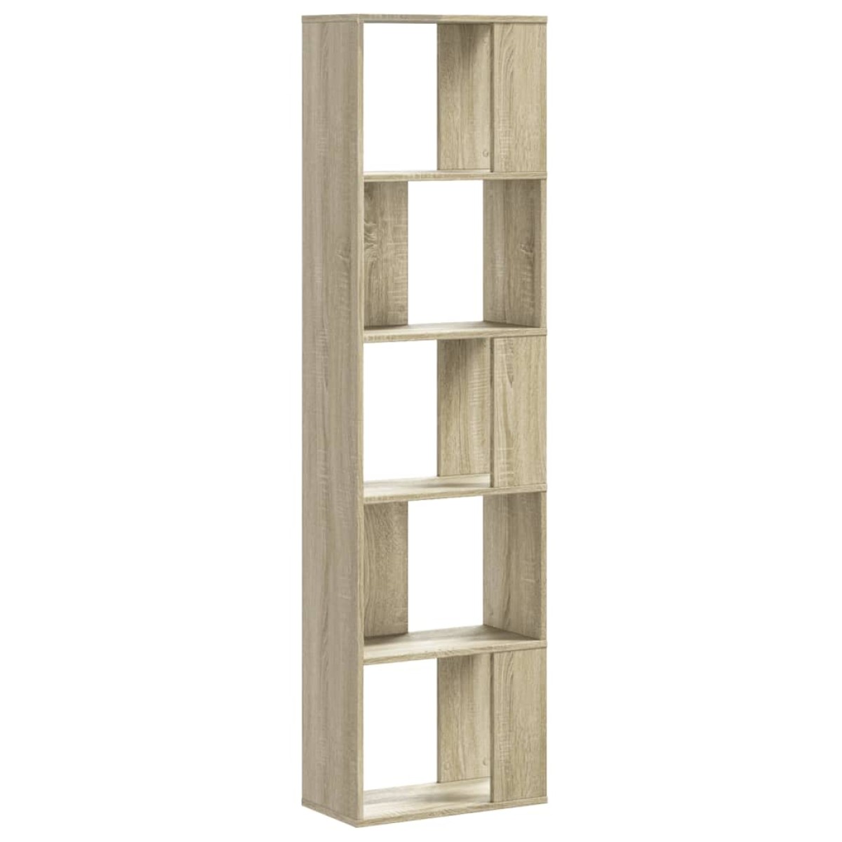 vidaXL Βιβλιοθήκη 5Επιπέδων Sonoma Δρυς 45x23,5x162,5εκ. Επεξεργ. Ξύλο