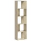 vidaXL Βιβλιοθήκη 5Επιπέδων Sonoma Δρυς 45x23,5x162,5εκ. Επεξεργ. Ξύλο